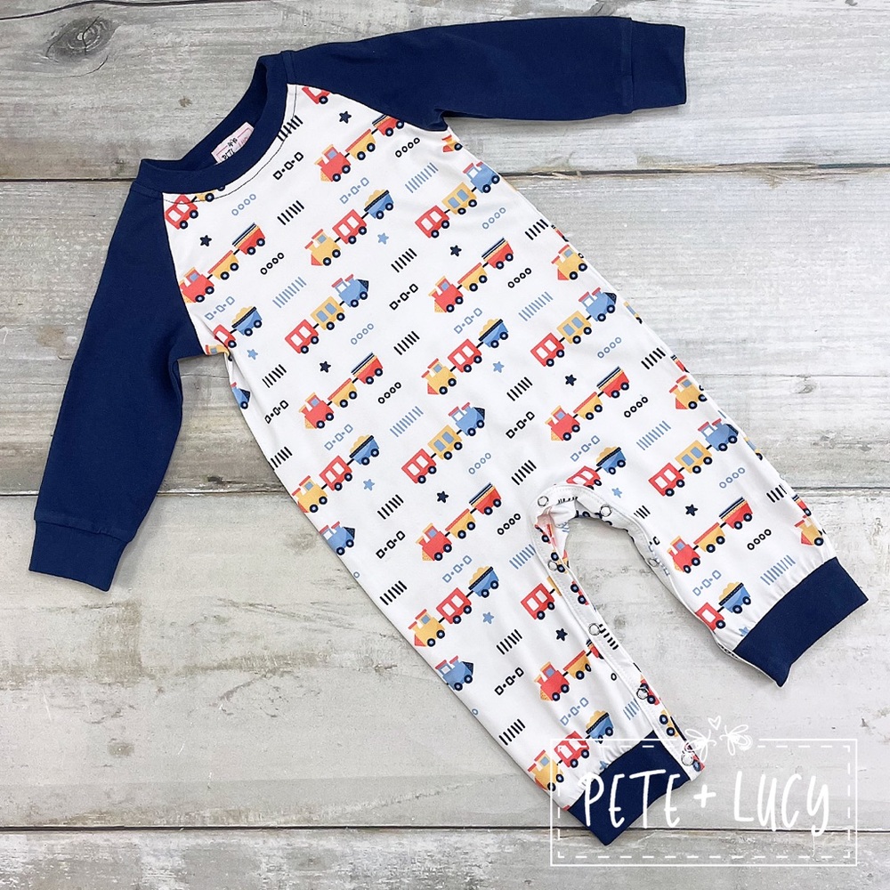 Pete & Lucy Choo Choo Romper